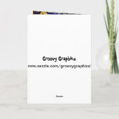 Carte de Noël colorée 3 Hommes Sages (Dos)