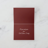 Carte de Noël colorée à double volet (Intérieur)