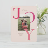 Carte de Noël colorée Big Joy (Debout devant)