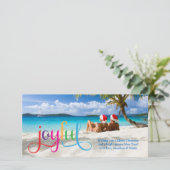Carte de Noël colorée et joyeuse 311 (Debout devant)