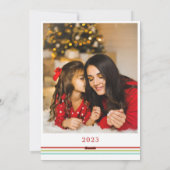 Carte de Noël colorée Feliz Navidad (Dos)