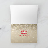 Carte de Noël Comique de Steer Longhorn (Intérieur)