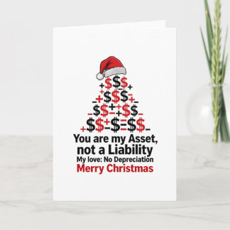 Carte de Noël Commerce Asset - Cadeau d'amour