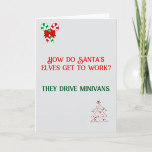 Carte de Noël conçue par papa