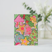 carte de Noël cookie rétro vintage (Debout devant)