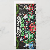 Carte de Noël Cool de Robloxo pour garçons (Devant / Derrière)