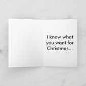 Carte de Noël coquine (Intérieur)