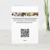 Carte de Noël Corail Reef Fish (Dos)