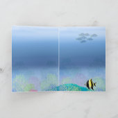 Carte de Noël Corail Reef Fish (Intérieur)