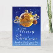 Carte de Noël cosmique (Devant)