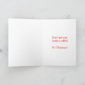 Carte de Noël Country Chicken (Intérieur)