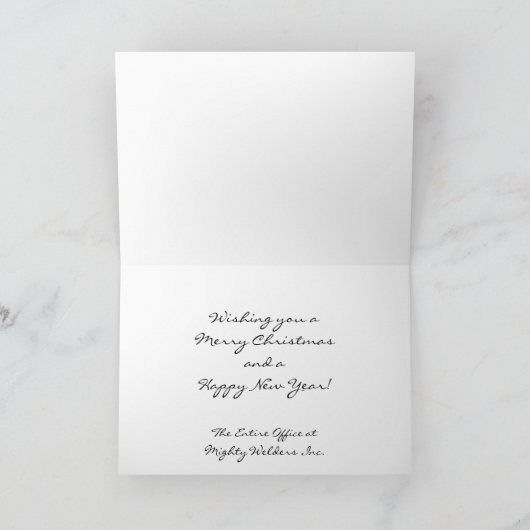 Carte de Noël Country Winter Road (Intérieur)