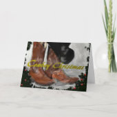 Carte de Noël Cowboy (Devant)