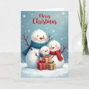 Carte de Noël Cozy Christmas Snow