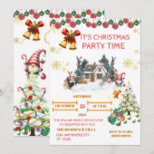 Carte de Noël Cozy Santa (Devant / Derrière)