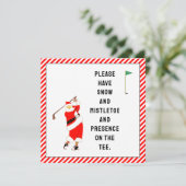 Carte de Noël Creative Golf (Debout devant)