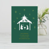 Carte de Noël Crèche (Debout devant)