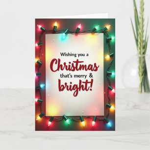 Carte de Noël Crimson Text