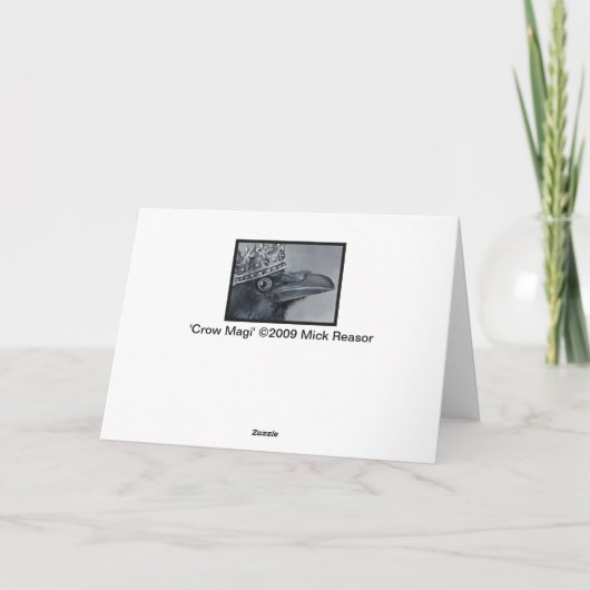Carte de Noël Crow Magi (Dos)