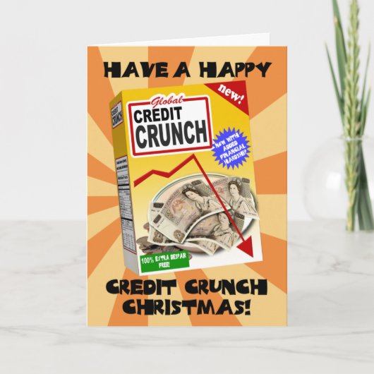 Carte de Noël Crunch crédit (Devant)