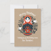 Carte de Noël Cute Family Photo (Devant)