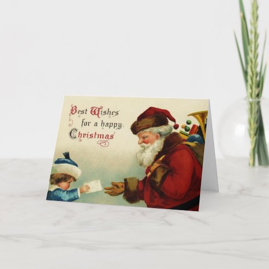 Carte de Noël Cute Vintage (Devant)