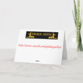 Carte de Noël d'abeilles miel italien apiary (Dos)