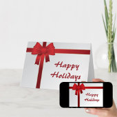 Carte de Noël d'affaires