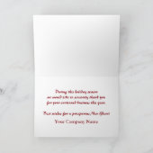 Carte de Noël d'affaires (Intérieur)