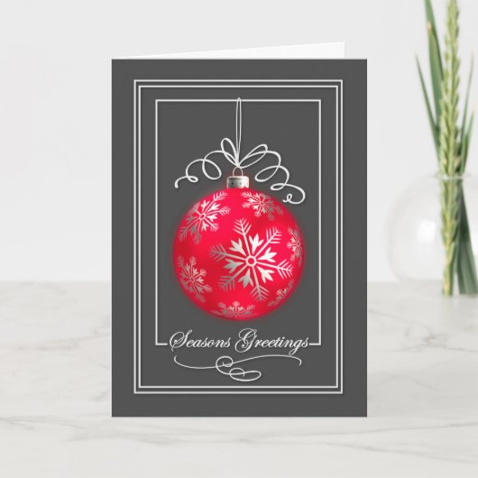 Carte de Noël d'affaires (Devant)