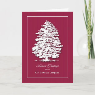 Carte de Noël d'affaires / Ajouter un nom d'entrep