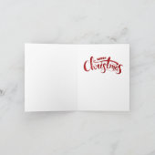 Carte de Noël d'Afro-américain (Intérieur)