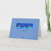 Carte de Noël Dala Horse III (Dos)