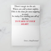 Carte de Noël d'amour (Intérieur)