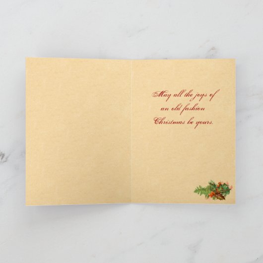 Carte de Noël d'ange (Intérieur)