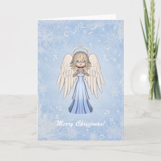 Carte de Noël d'ange (Devant)