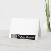 Carte de Noël d'ange de neige de tigre (Dos)