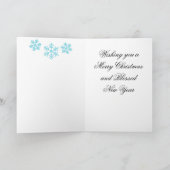 Carte de Noël d'ange priant (Intérieur)