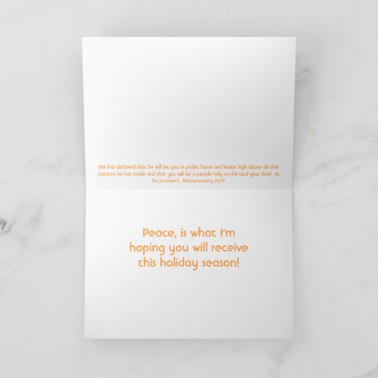 Carte de Noël d'anges (Intérieur)