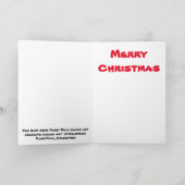 Carte de Noël Danny Duck Santa (Intérieur)
