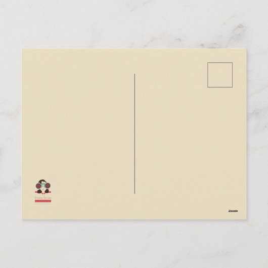 Carte de Noël - danse swing (Dos)