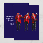 Carte de Noël Danse Trump (Devant / Derrière)