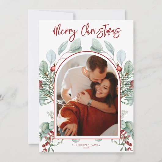 Carte de Noël d'architecture moderne (Devant)