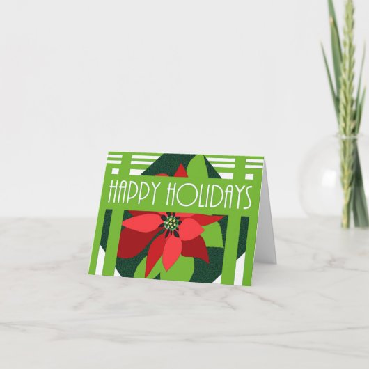 Carte de Noël d'art déco (Devant)