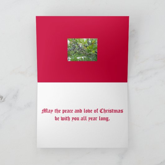 Carte de Noël de Bayberry (Intérieur)