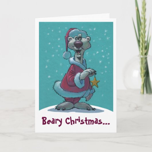 Carte de Noël de Beary (Devant)