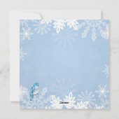 Carte de Noël de beauté d'hiver (Dos)