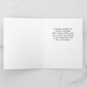 Carte de Noël de bébé en forêt de grand-maman (Intérieur)