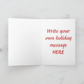 Carte de Noël de Beethoven Père Noël (Intérieur)