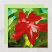 Carte de Noël de Cactus (Devant / Derrière)